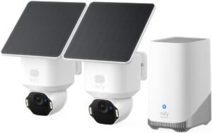 No Subscription Required: 4K Solar Security Camera System With AI Motion Tracking, Local Storage & HomeKit Support