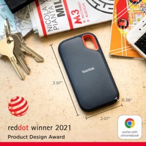 SanDisk 1TB Extreme Portable SSD — The Best Portable Hard Drive for Your Phone, Fast Photo & Video Storage with No Subscription Payments